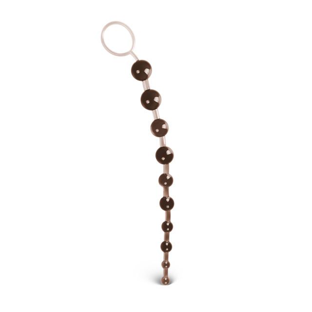 Oh Pleasure 10 Beads Anal Toy Black — Luxe Select