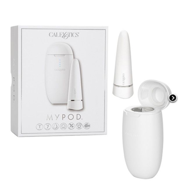 My Pod Vibrating Massager - White — Crystal Edition