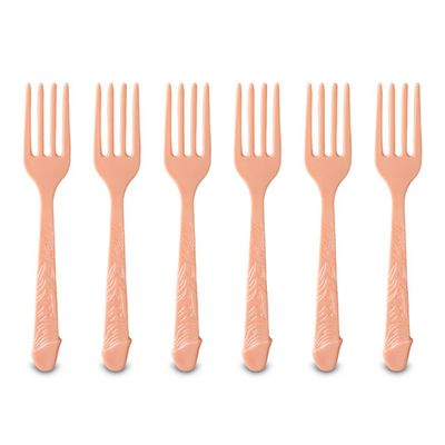 Pecker Party Forks (6 PCS) — Luxe Edition