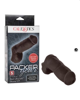 Packer Gear 5&quot; Ultra Soft Silicone STP - Black — Satin Favorite