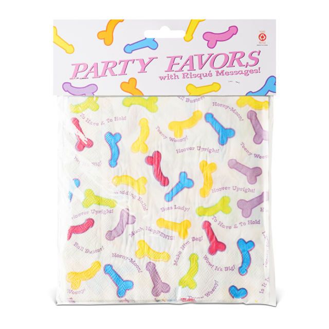 Pecker Party Napkins (6 PCS in Polybag) — Go-To Favorite