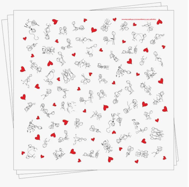 Party Napkins 8ct Naughty Stick Figure — Velvet Favorite