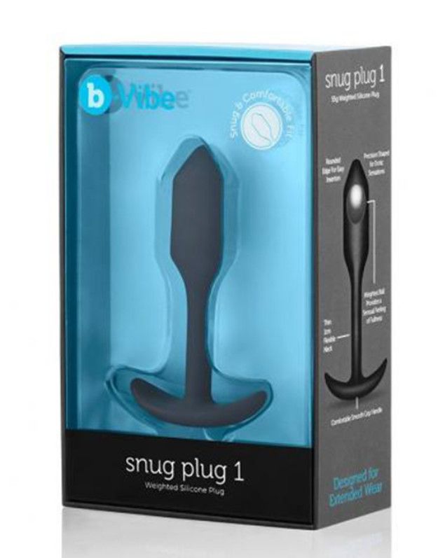 Pipedream - B Vibe Snug Plug 1 Black — Most Clicked