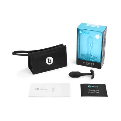 Pipedream - B Vibe Snug Plug 1 Black — Most Clicked