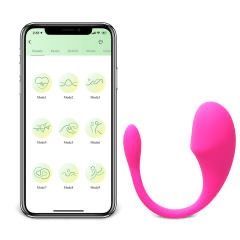 Pink Vibrating App Control Egg — Crystal Select