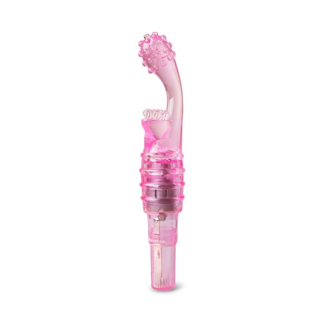 Rocket G-Spot Massager Clear Pink — Silk Pick