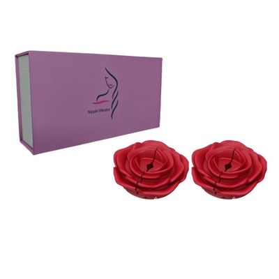 Rose Nipple Vibrators (Rechargeable, set of 2)