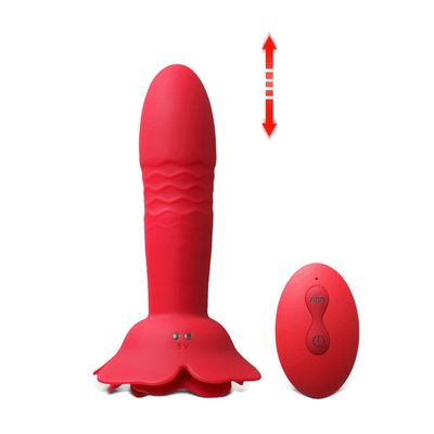 Rose Anal Plug RC Thrusting — Midnight Classic