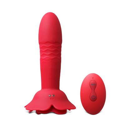 Rose Anal Plug RC Thrusting — Midnight Classic