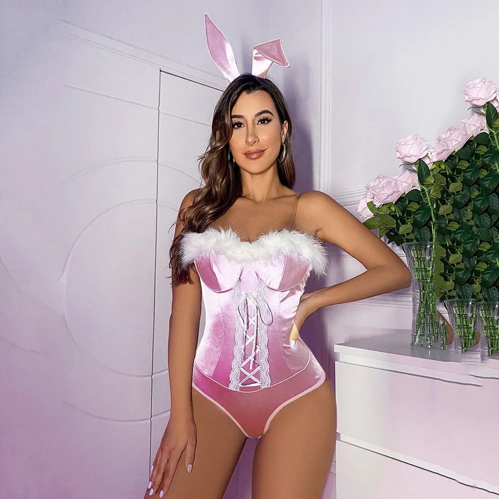 Pink Bunny Teddy-Small