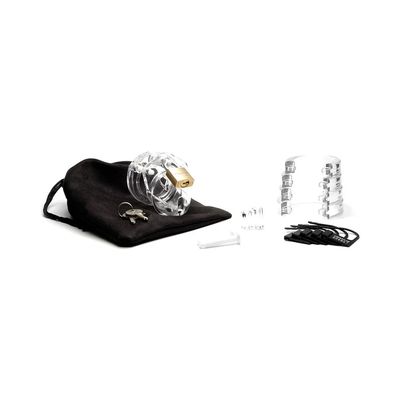 Mini Me Clear Male Chastity L 1 1/4" inside diameter 1 3/8" — Premium Drop