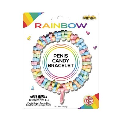 Rainbow Penis Candy Bracelet