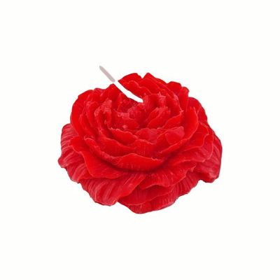 Skin-Safe Red Rose Wax Scented Candle — Premium Drop
