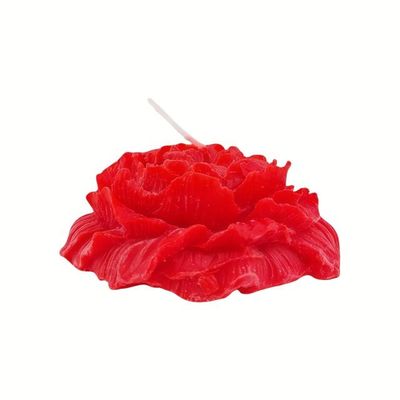 Skin-Safe Red Rose Wax Scented Candle — Premium Drop