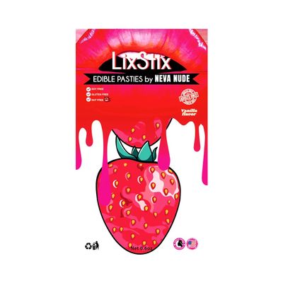 LixStix Edible Pasties (Strawberries)