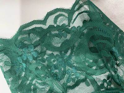 Thigh High Stockings Lace Top-Green-One Size