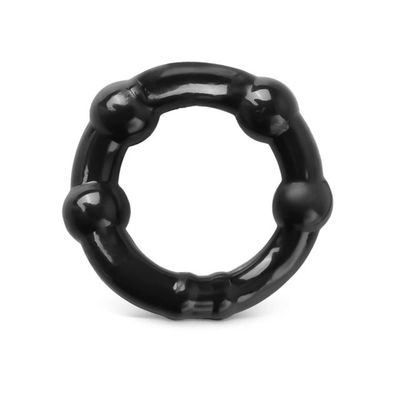 Stay Hard Black Triple Cock Ring Kit — Limited Crush