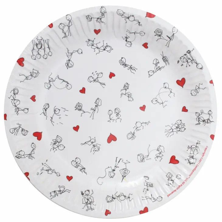 Stick Figure Naughty Plates — Collector’s Pick