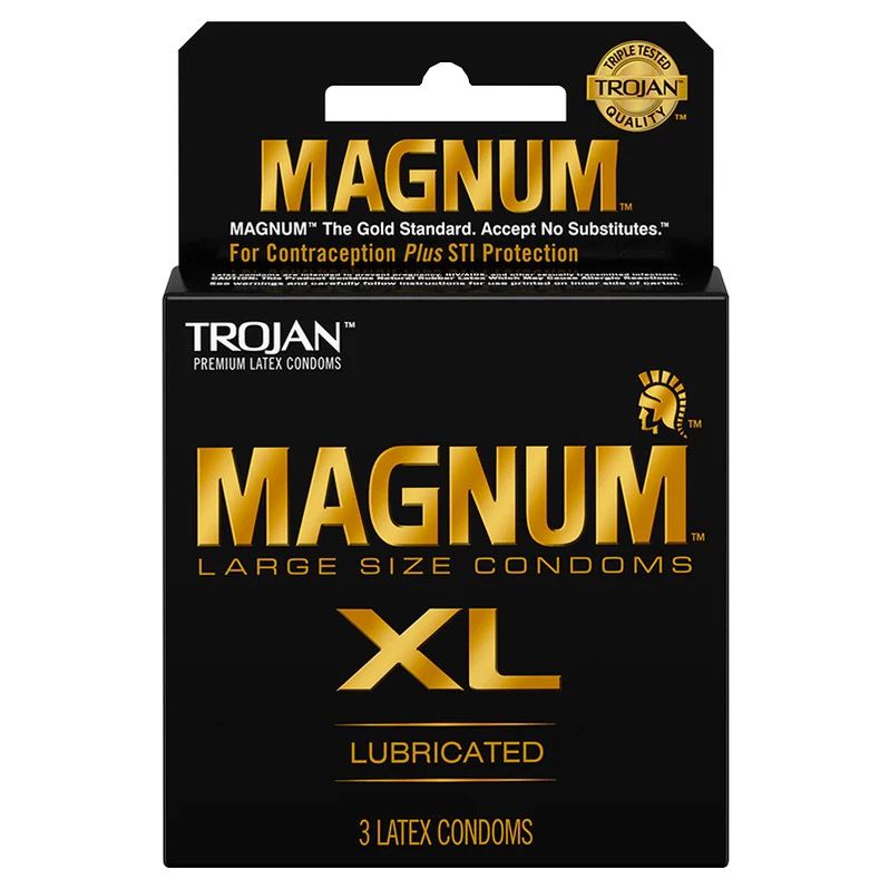 Trojan Condoms Magnum XL 3pk — VIP Favorite