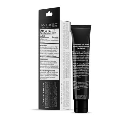 Wicked Sensual Care Overtime Delay Cream/Prolonger For Men - 1 oz — Silk Edition