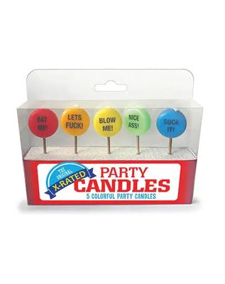 X-Rated Party Candle Set — Seasonal Star
