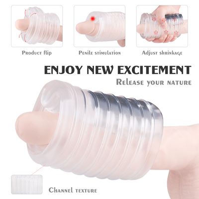 Babylon Clear Ribbed Vibrating Stroker — Spotlight Favorite