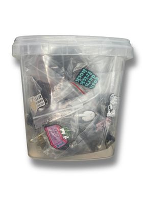 Funny AF Enamel Pin Starter Bucket (100ct) – Wholesale Only