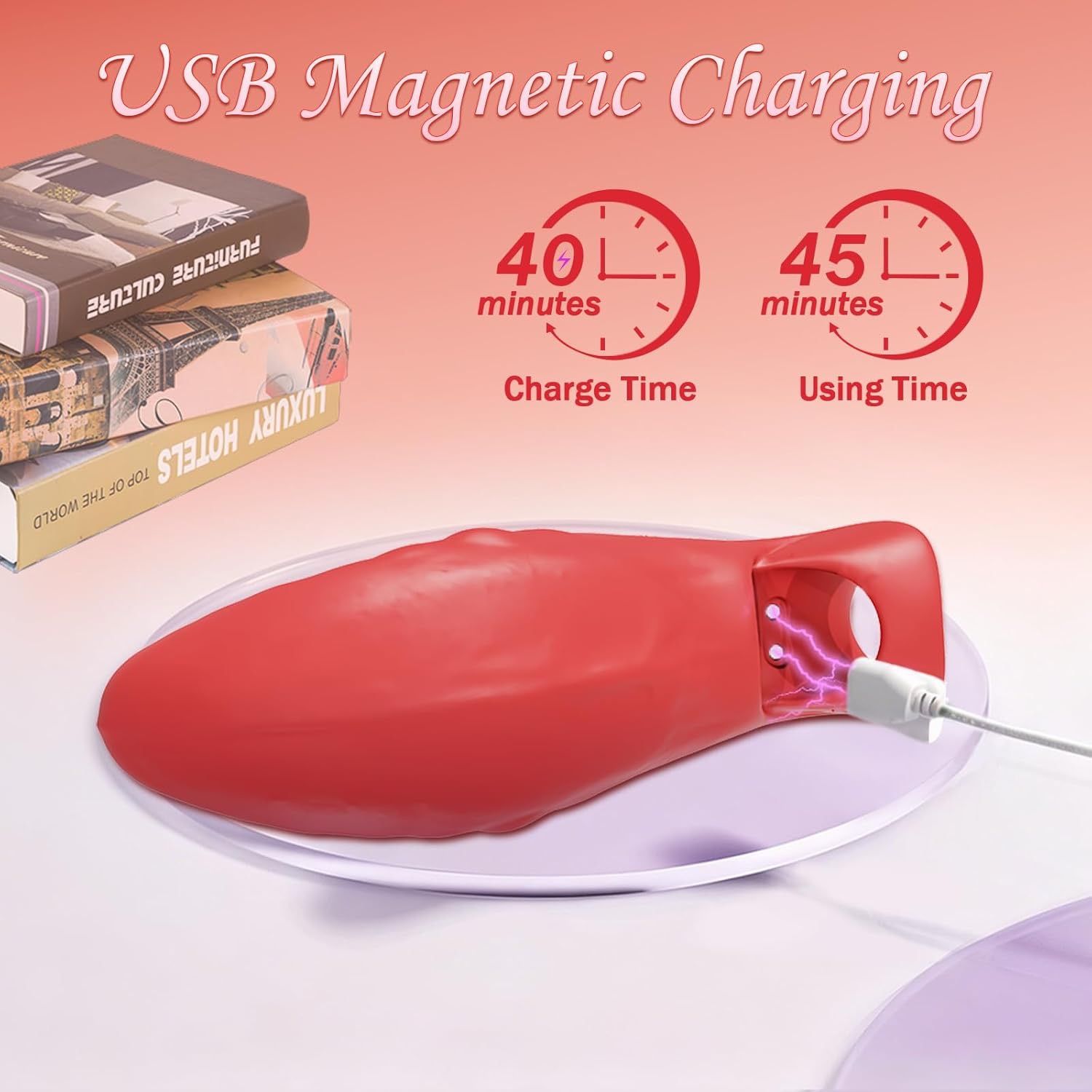 Finger Vibrator-Red — Crystal Pick