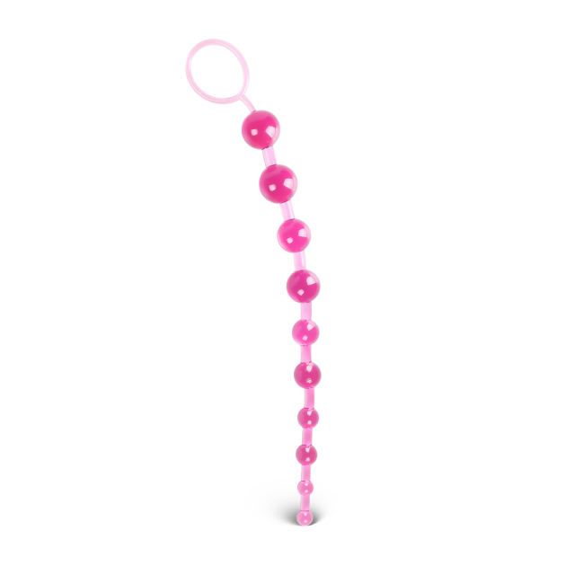 11 Beads Anal Toy Pink — Fan Pick