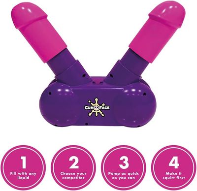 Cum Face Dual Pump Action Penis Game