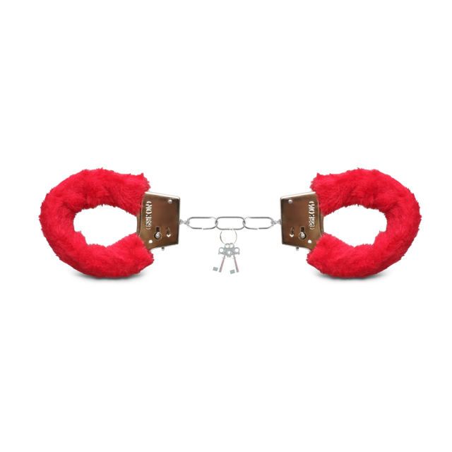 Furry Handcuffs Red