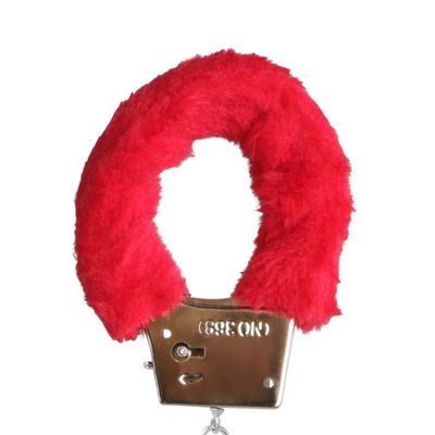 Furry Handcuffs Red