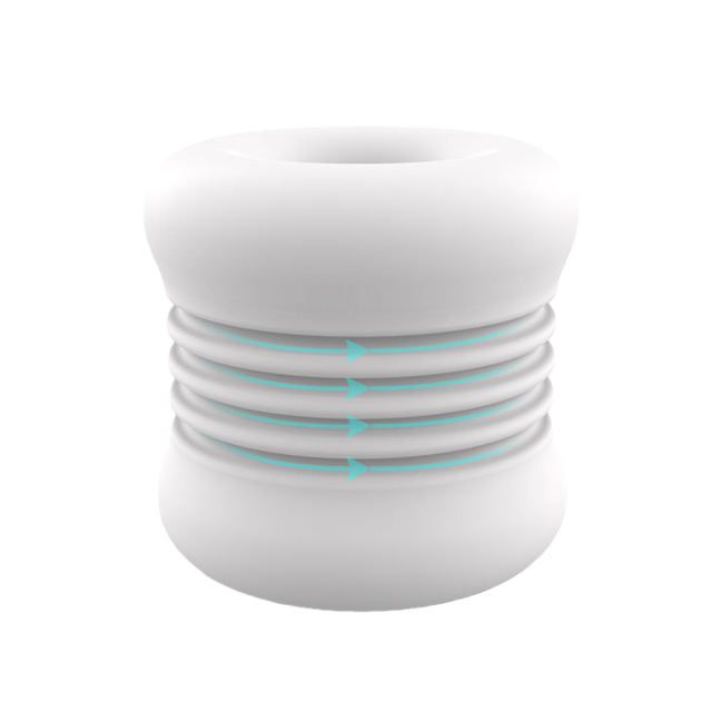 TPE Male Masturbator Whire 2.36"