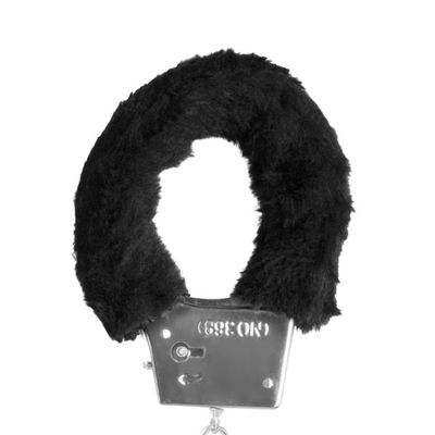 Furry Handcuffs Black