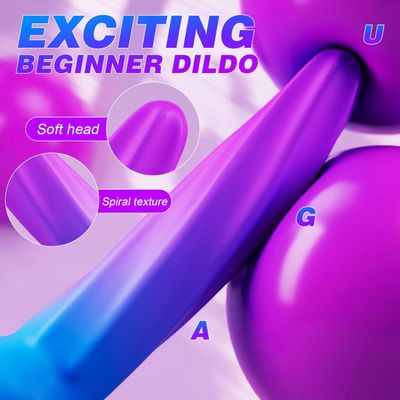 Gradient Sparkle Butt Dildo