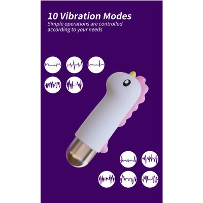 Unicorn 3.5" 10 Speed Vibrator