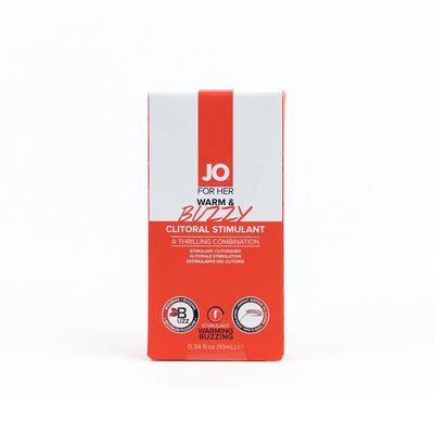 JO Warm &amp; Buzzy Clitoral Stimulant 0.34 oz.