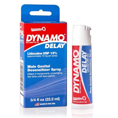 Screaming O Dynamo Delay Lidocaine 13% Spray .75oz