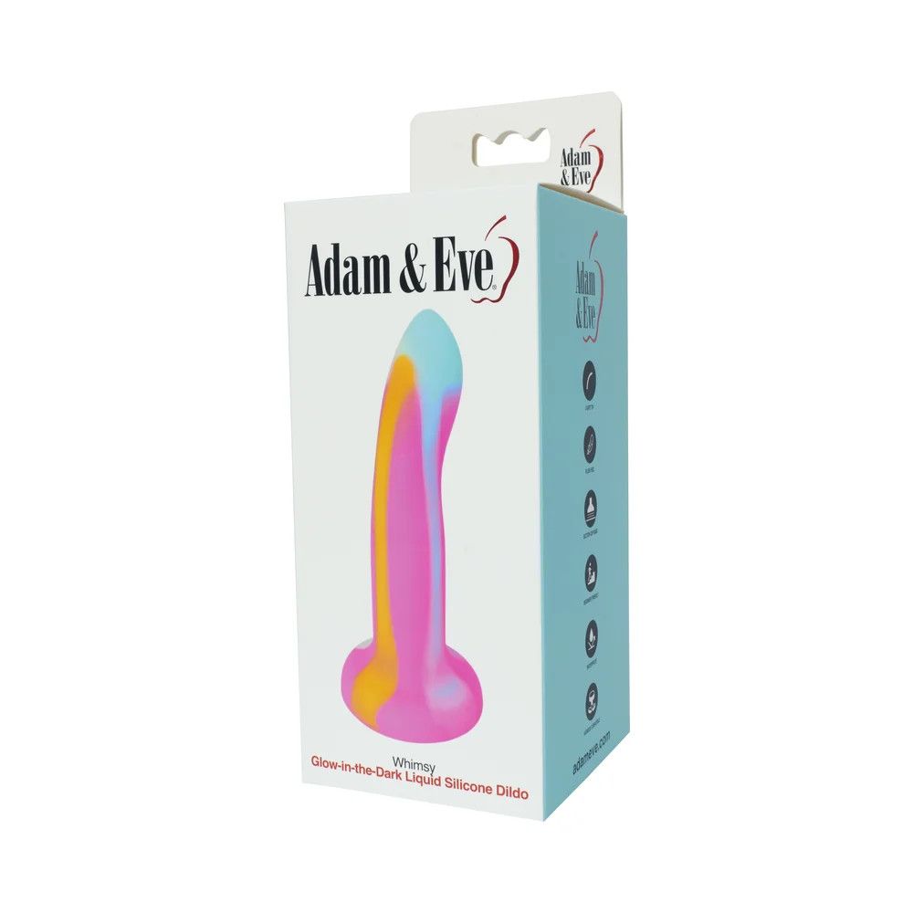 Adam &amp; Eve Whimsy Glow-In-The-Dark Dildo