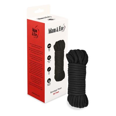 Adam &amp; Eve Bondage Rope 30 ft.