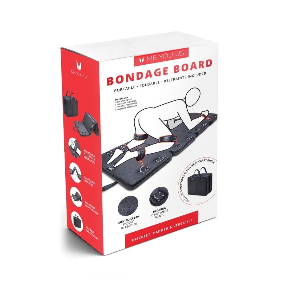 Me You Us Bondage Board with Restraints