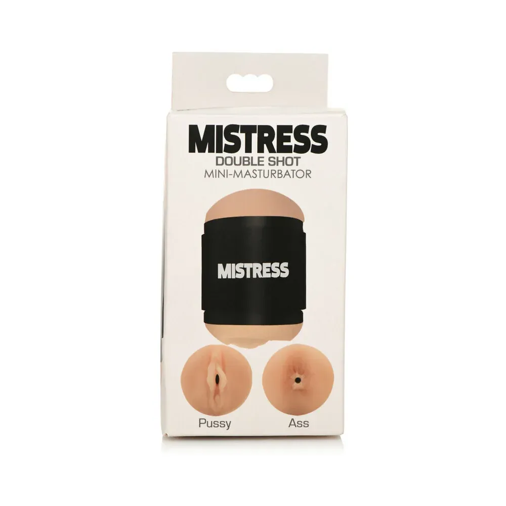 Curve Toys Mistress Double Shot Mini Masturbator Pussy &amp; Ass Light