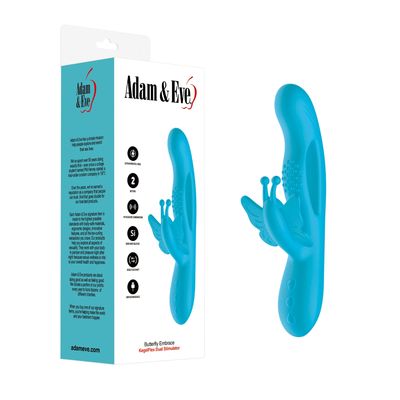 Adam &amp; Eve Butterfly Embrace KegelFlex Dual Stimulator