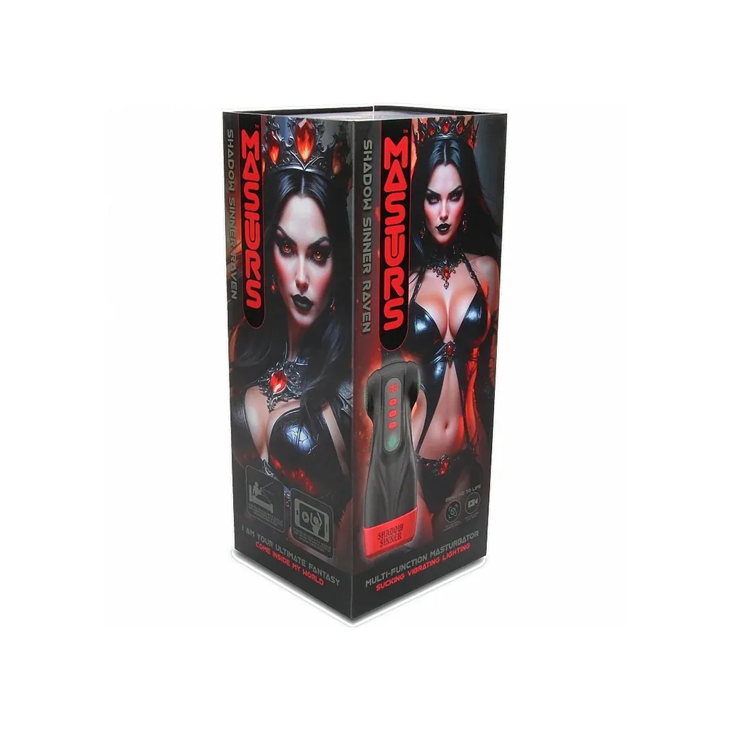 Masturs Raven Shadow Sinner Multi-Function Augmented Reality Masturbator