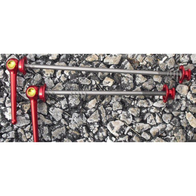 QR Skewer Set Outgun Racing QR1 Titanium, Color: Red