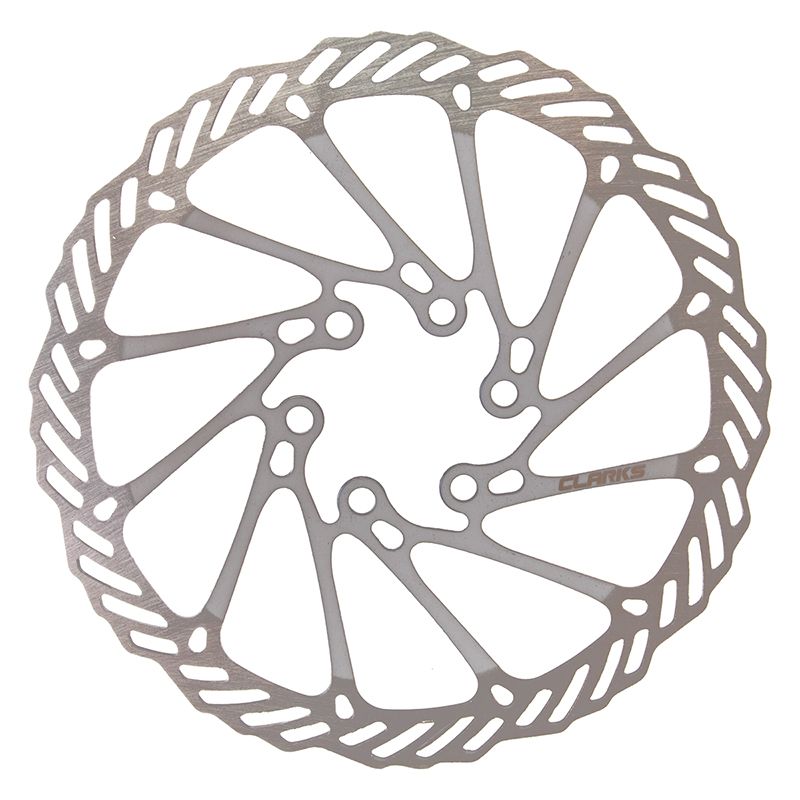 Disc Brake Rotor Clarks CL 160 mm 6-Bolt Silver
