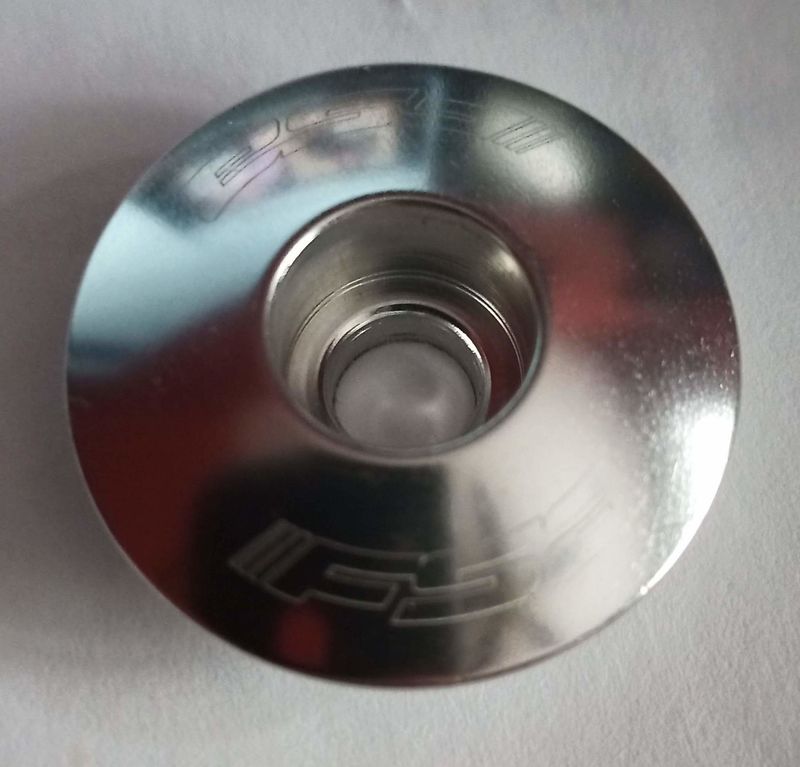 Threadless Headset Top Cap FSA for 1&quot; Silver