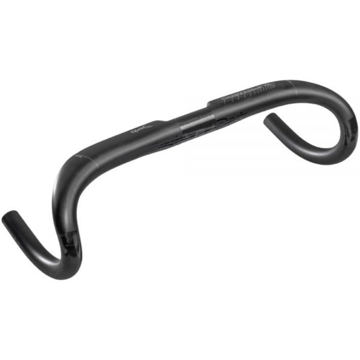 Handlebar Deda Superzero DCR 31.7 mm 46 cm Carbon Road Polish on Black