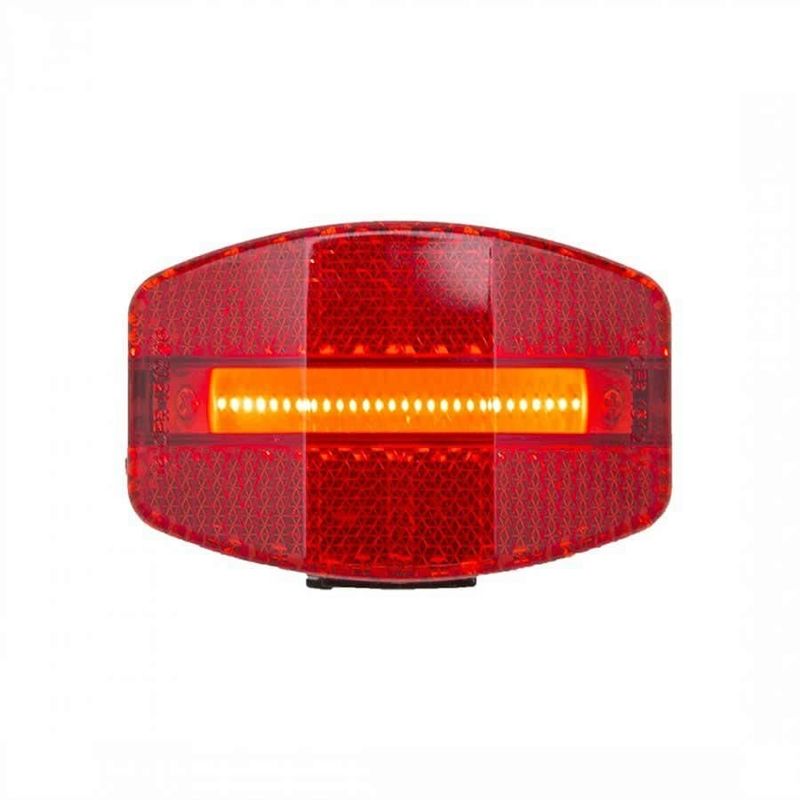Light Planet Bike Grateful Red USB Rear Black