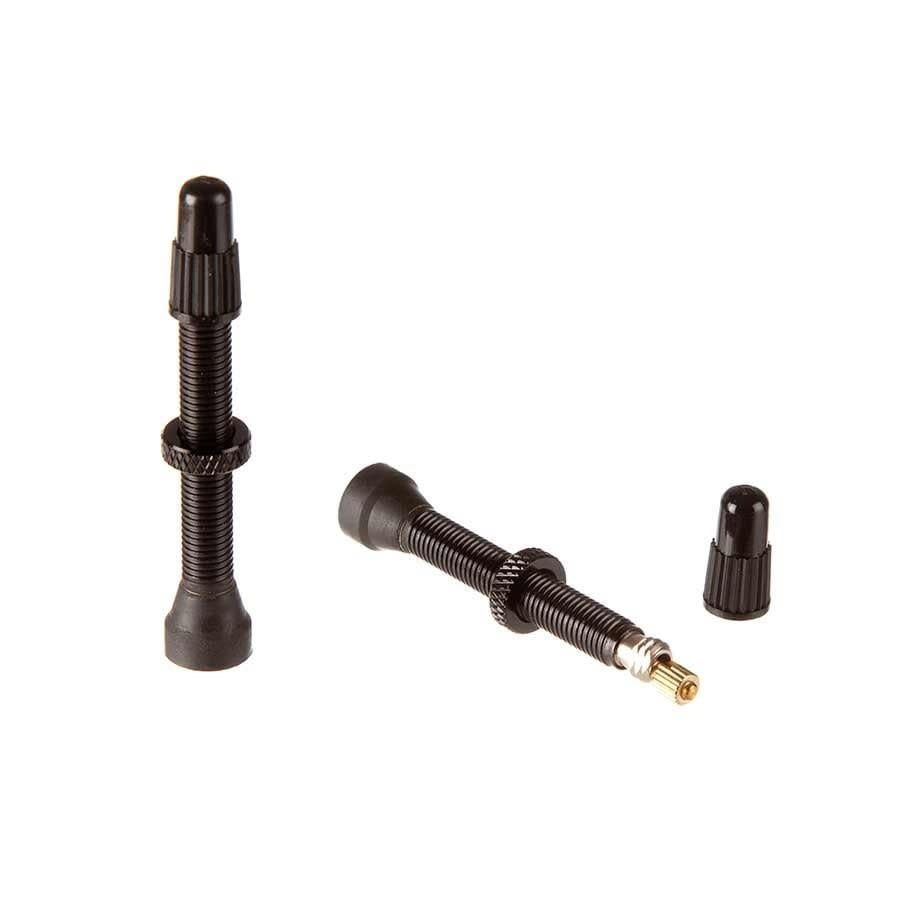 Tubeless Valves Stans No Tubes Aluminum 44 mm PV Black PAIR
